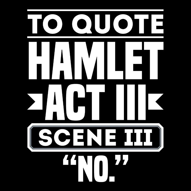 Pour citer Hamlet Acte III Secene III NO Théâtre