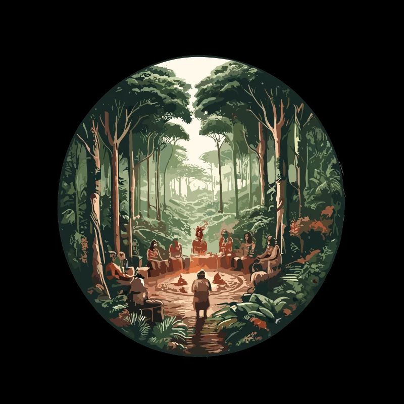 Cérémonie de l’Ayahuasca de la forêt tropicale