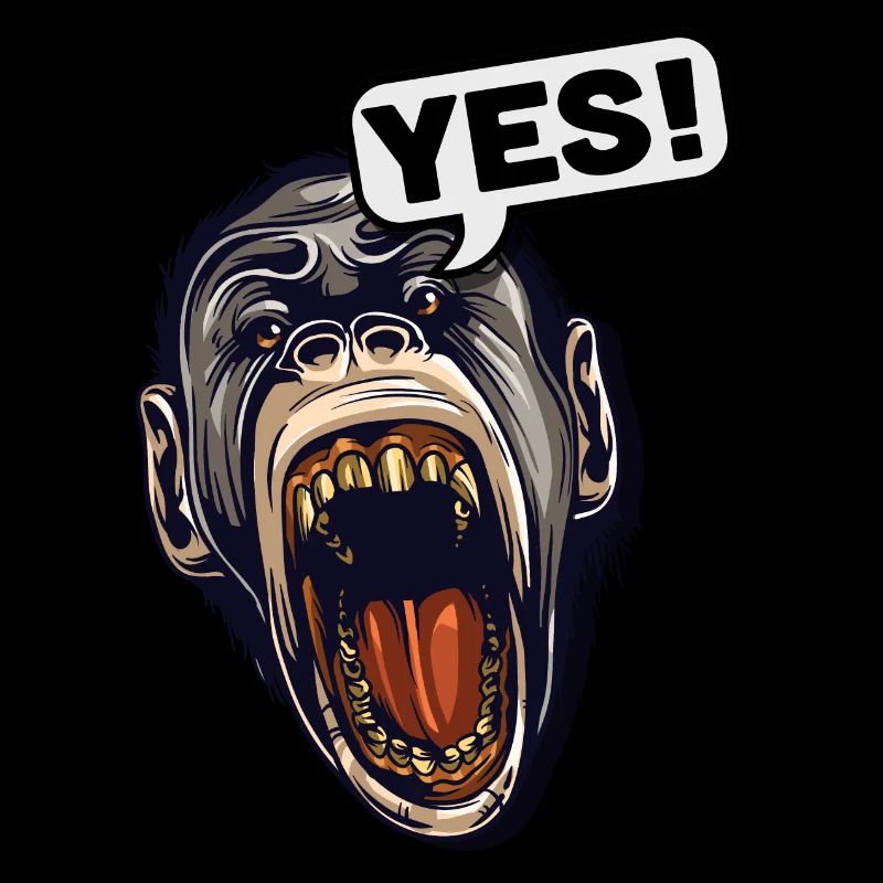 YES! Primate Monkey Chimpanzee