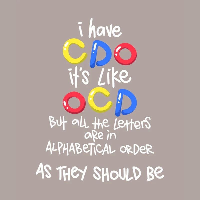 L'humour TOC a CDO comme TOC avec des lettres