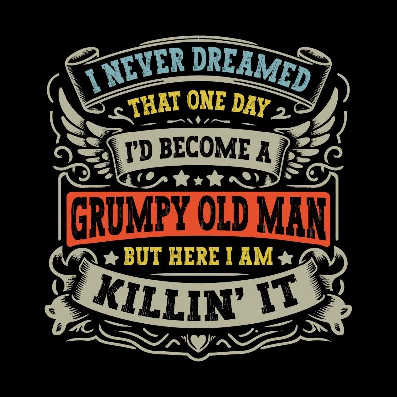 Opa Großvater Geschenkidee Become A Grumpy Old Man