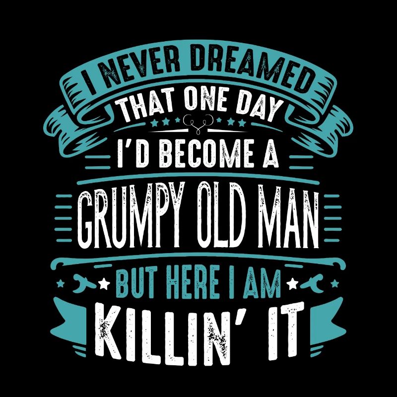 Opa Großvater Geschenkidee Become A Grumpy Old Man