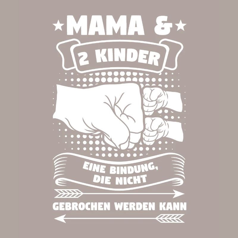 Mama 2 Kinder Mutter Geschenk