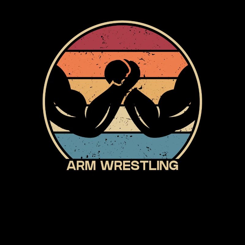 Retro Hand Wrestling Techniques Exercise Arm
