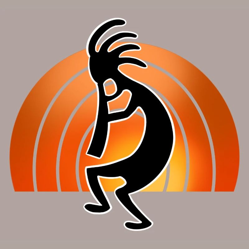 Rainbow Kokopelli