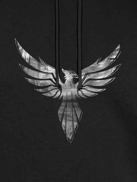 Phoenix,Bird,Graffiti,Silver