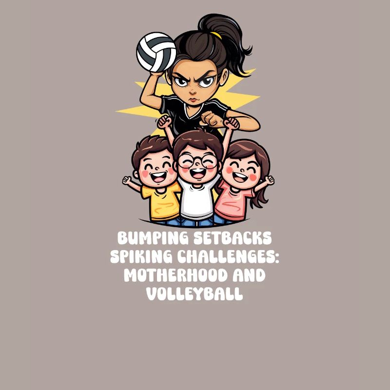Volleyball Mom Bumping Setbacks, Spiking Challenge