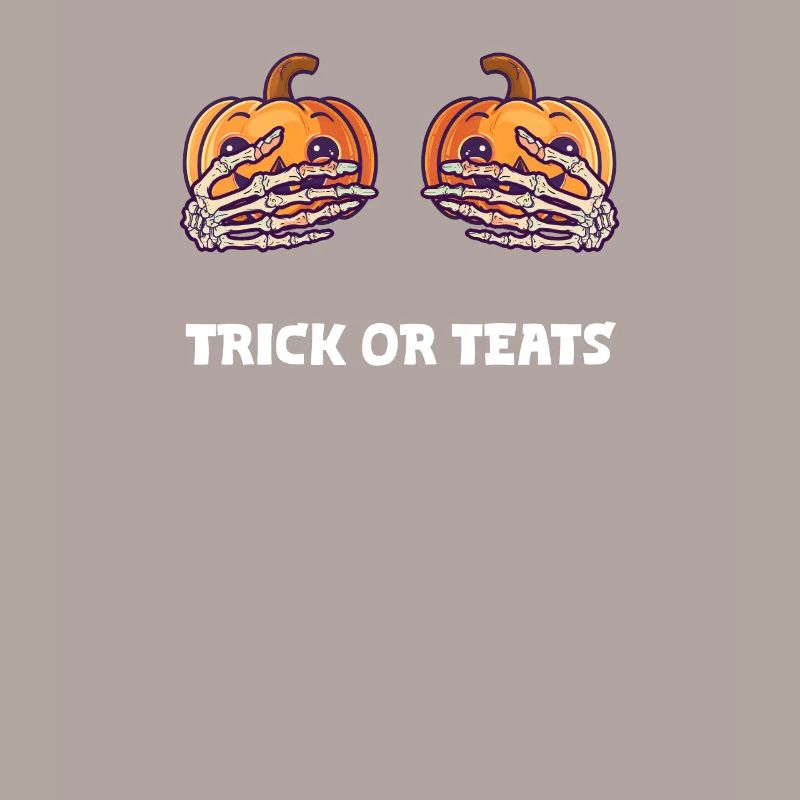 Halloween Brusttrick oder Zitzen