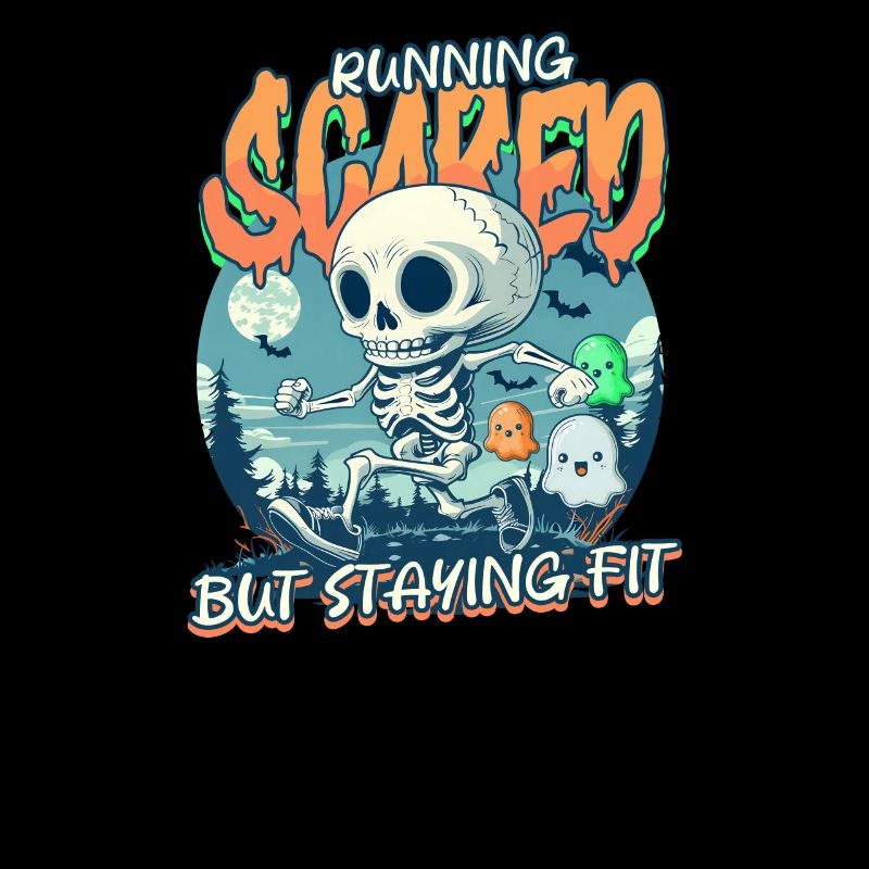 Halloween Runner Running Scared But Staying Fit