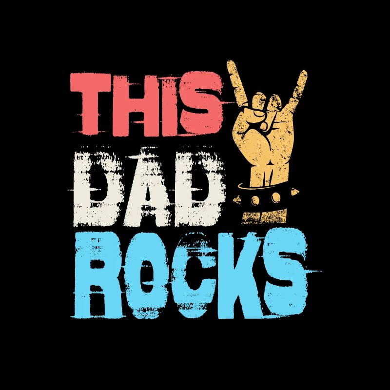 This Dad rocks Vatertag Geschenk