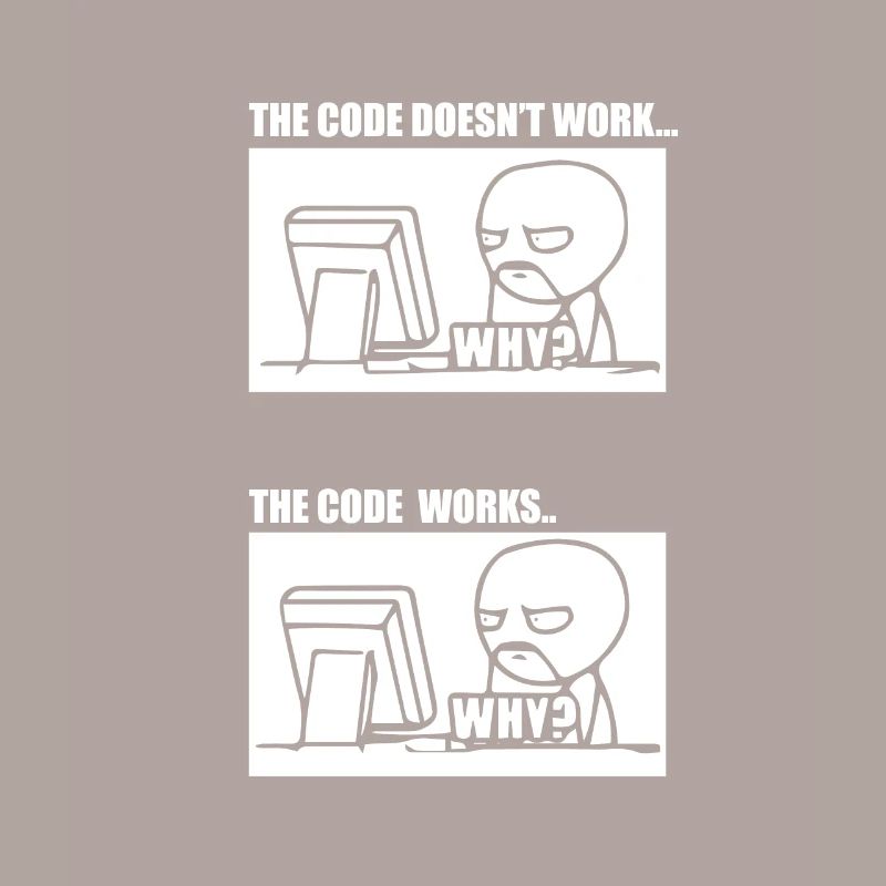 Le code ne fonctionne pas Le code fonctionne pourquoi ?