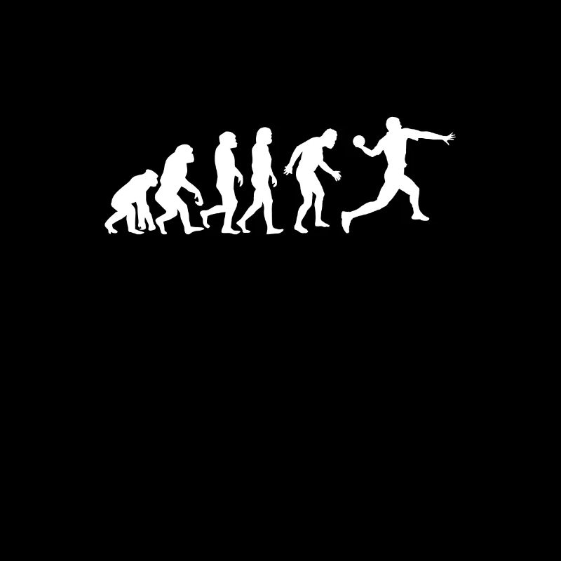 Evolution Handball Handballer Geschenk
