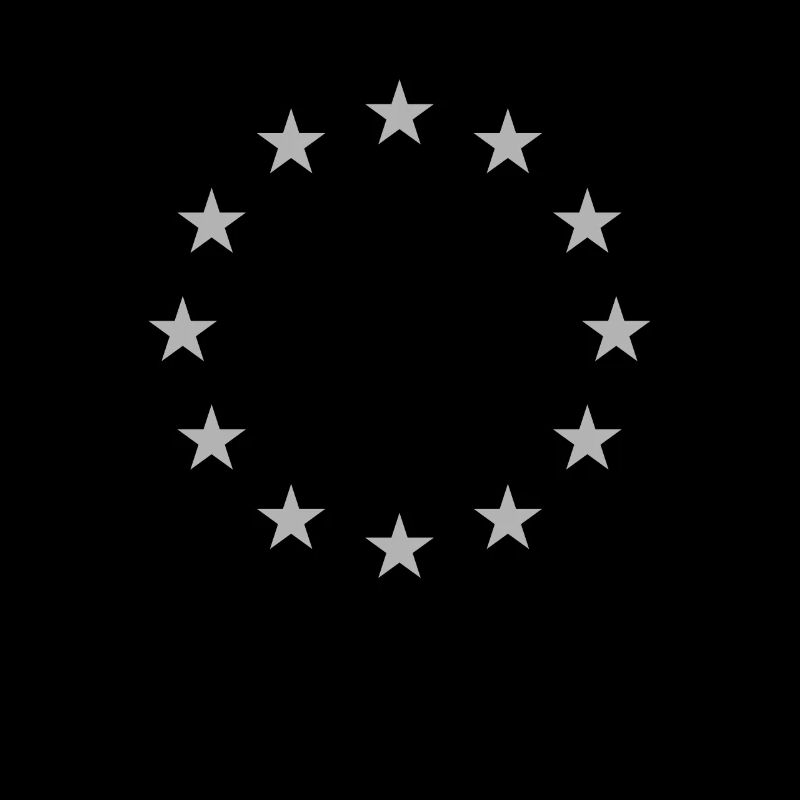 L’Europe drapeau de l’UE gris