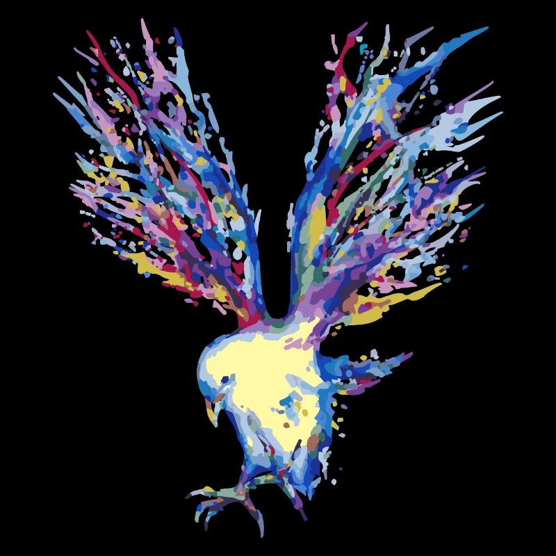 Oiseau de couleur