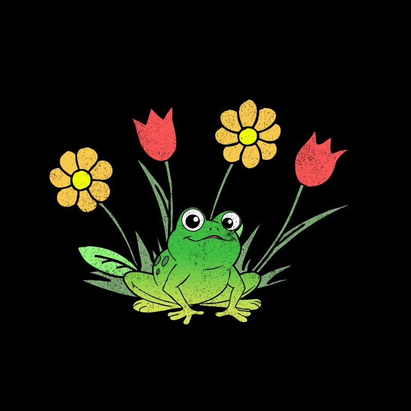 Une grenouille dans la brousse