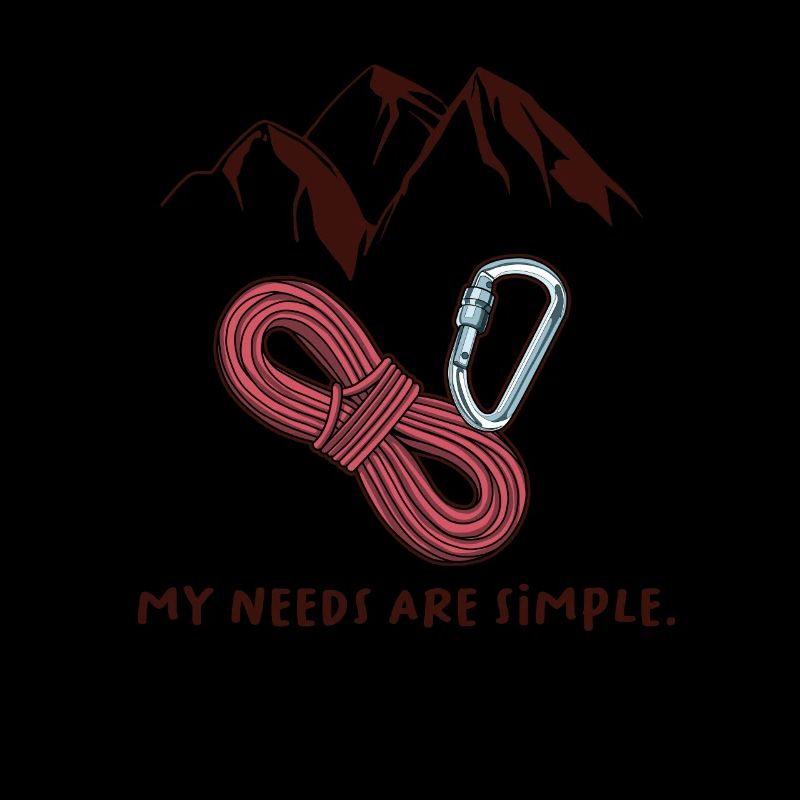 Awesome Needs Rock Climbing Gift Design Climber