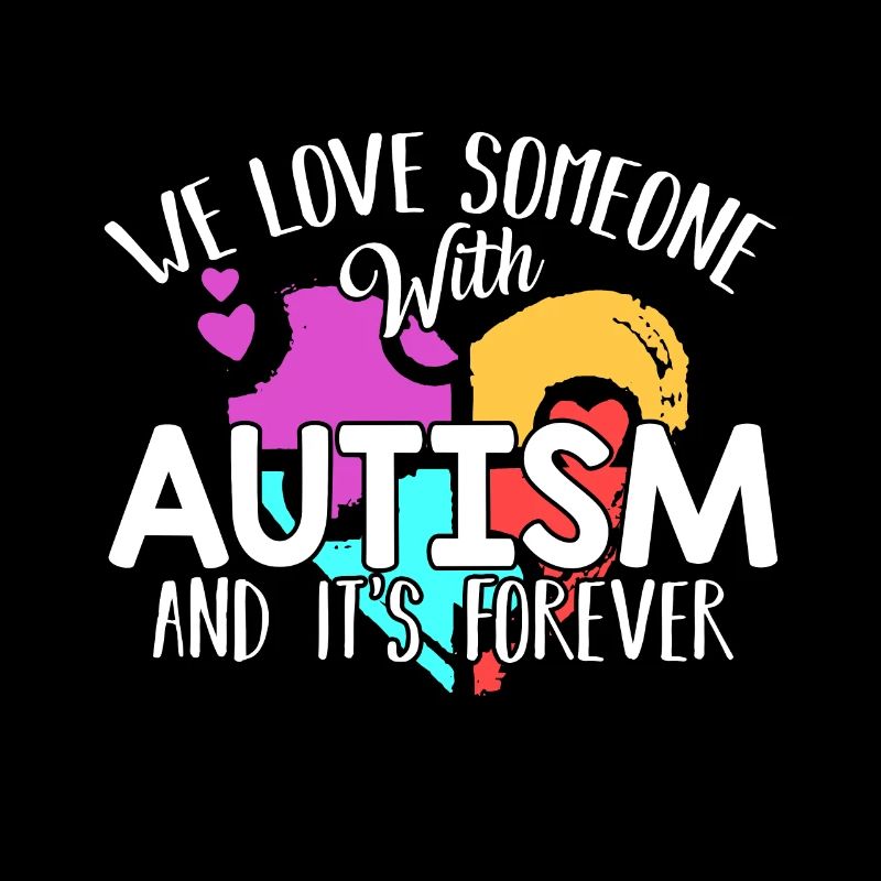 Autismusbewusstsein Ich liebe jemanden mit Autismus