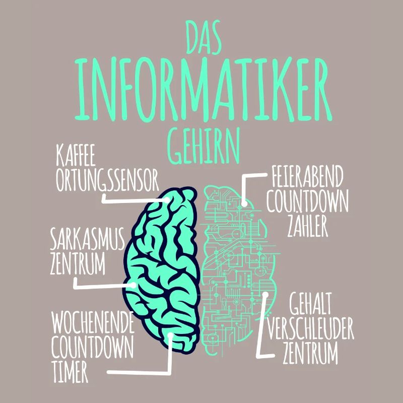 Informatiker Informatik Programmierer Nerd Geek