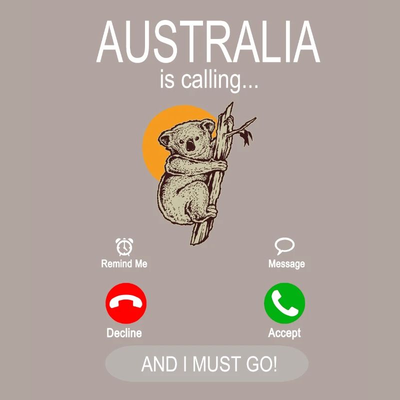 Australia is calling - Koala Bear - Down under