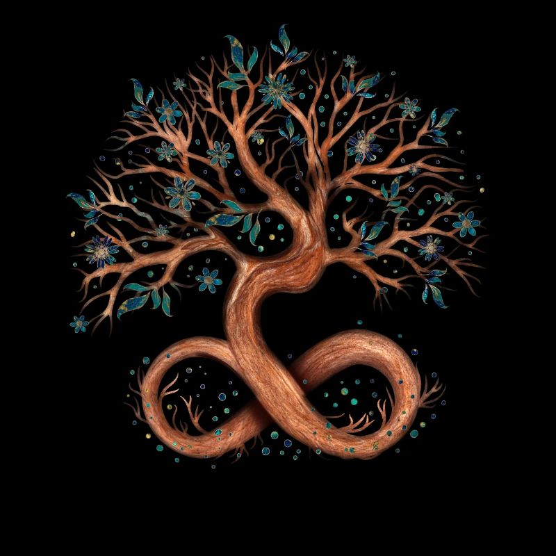 Baum des Lebens - Unendlichkeit Spirale
