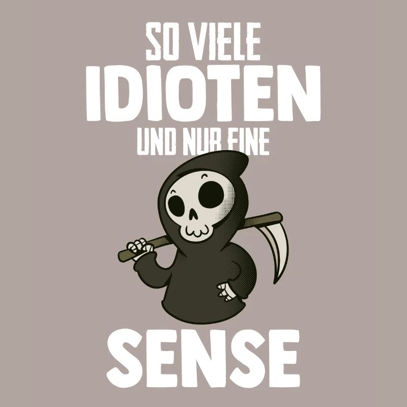 Sensenmann Lustiger Spruch