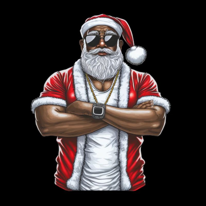 Weihnachtsmann Schwarzer Weihnachtsmann