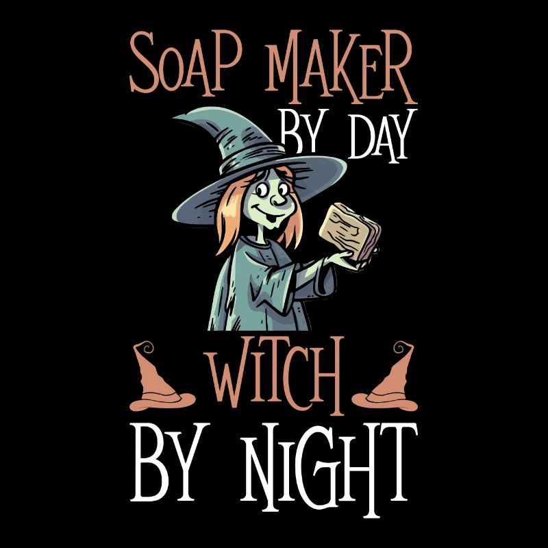 Soap making Halloween soap boiler saying