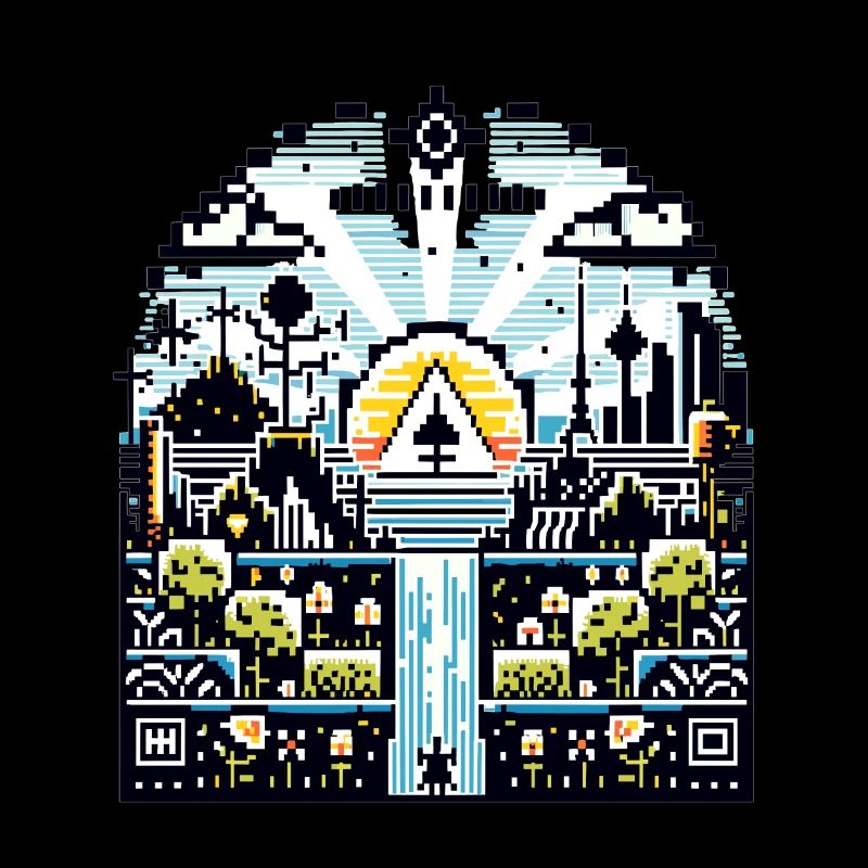 Retro Video Game Pixel Art