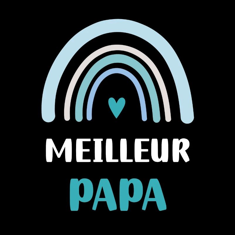 Bestes Regenbogen-Papa-Geschenk Papa