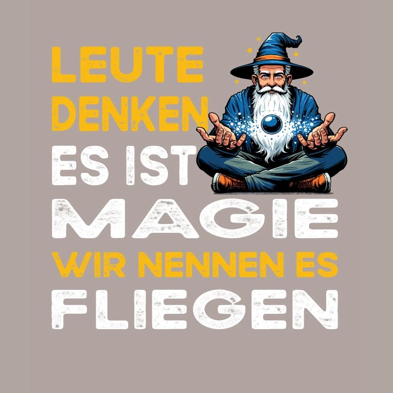 People Thinking Magic Flying Pilot