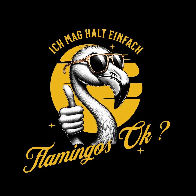 Ich mag halt einfach Flamingos