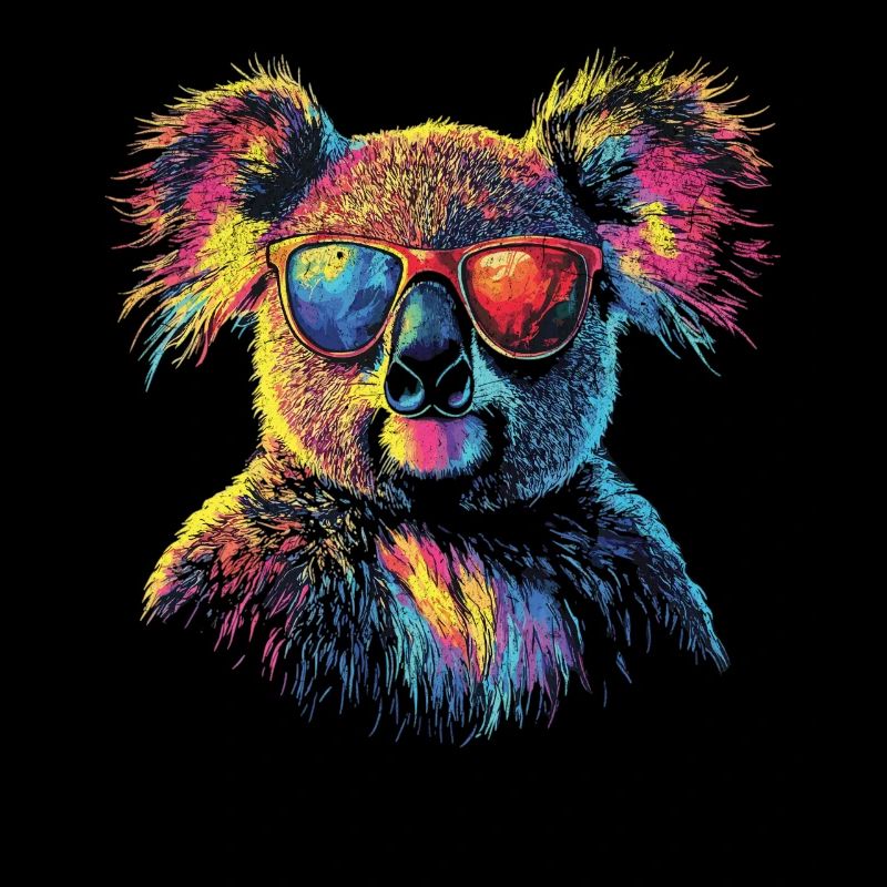Koala avec lunettes de soleil