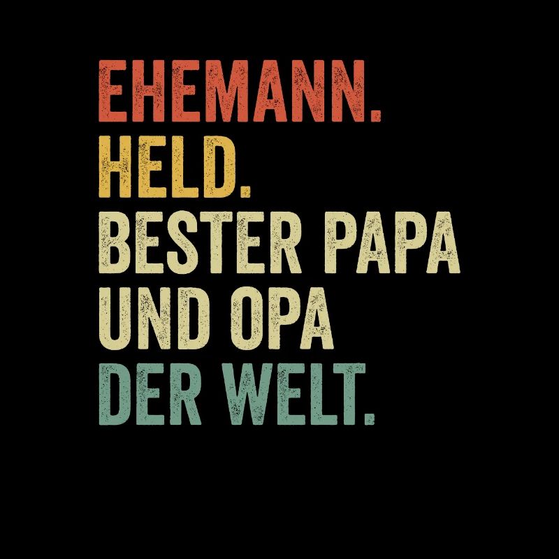 Ehemann Held bester Papa und Opa der Welt