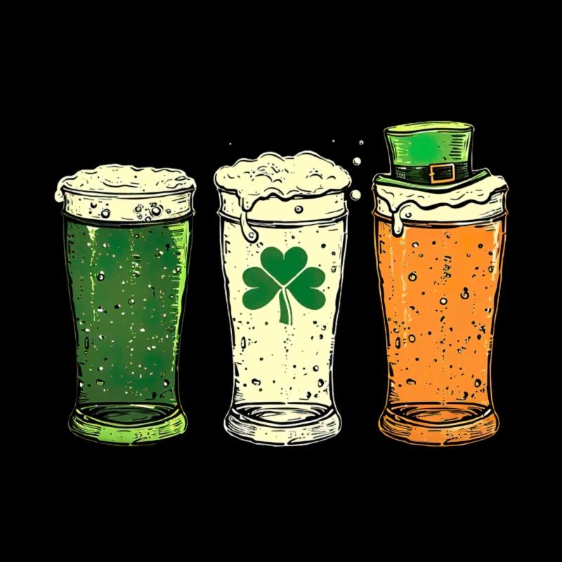 Fahne Bier Saint Patrick