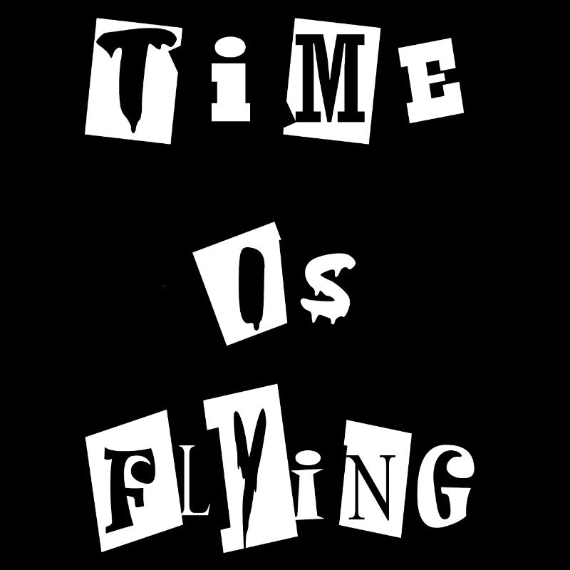 Time is flying - A creative illustration