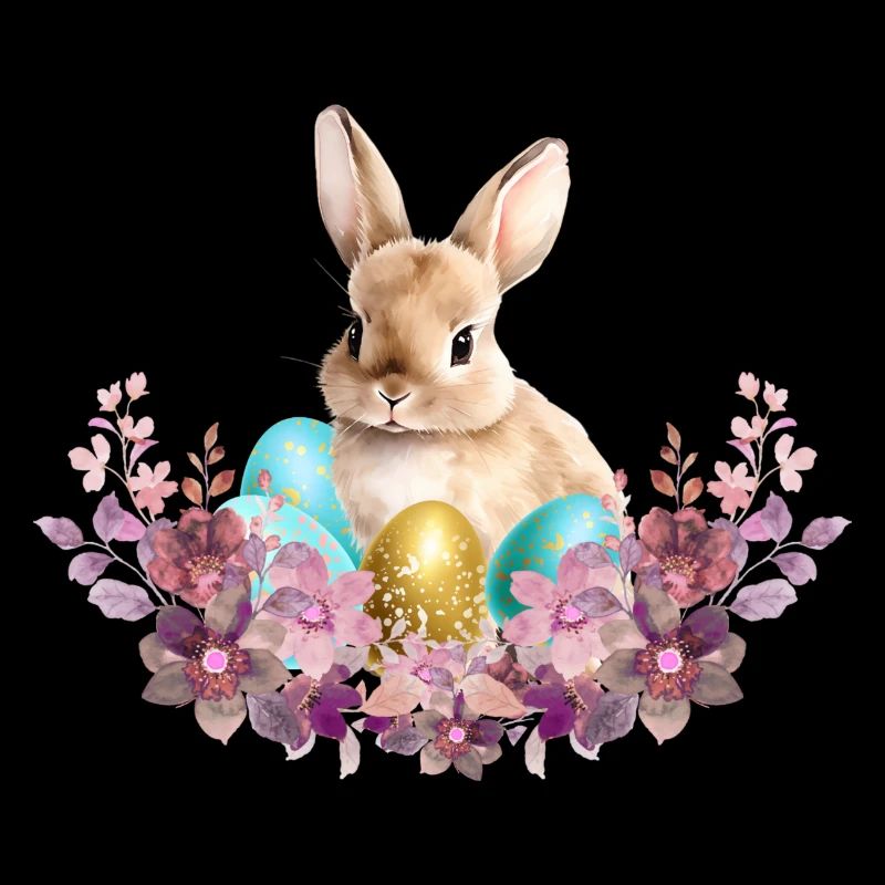 Rabbit in the nest