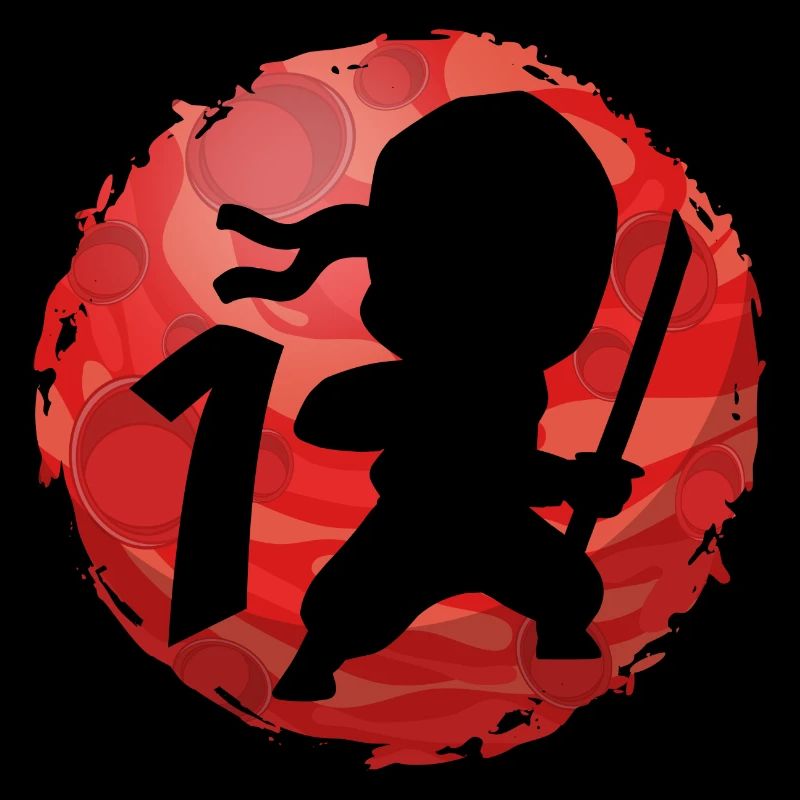 Ninja 1. Geburtstag Junge 1 Jahr alt Kinder