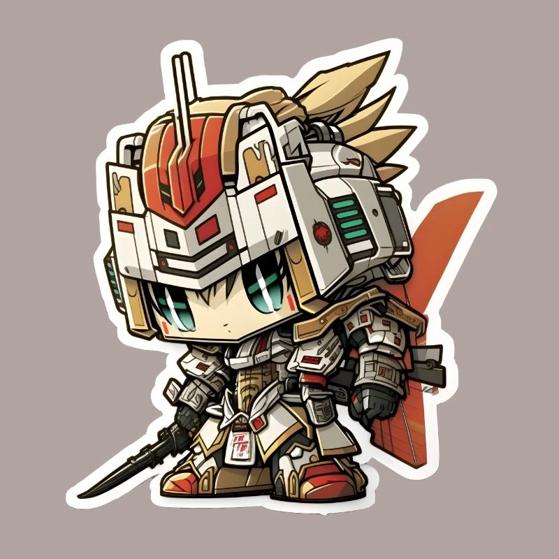 Robot Samouraï Chibi