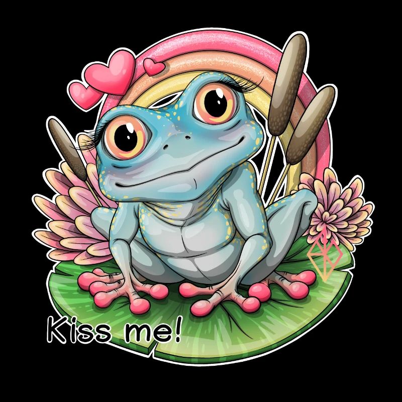 « Embrasse-moi ! » Grenouille