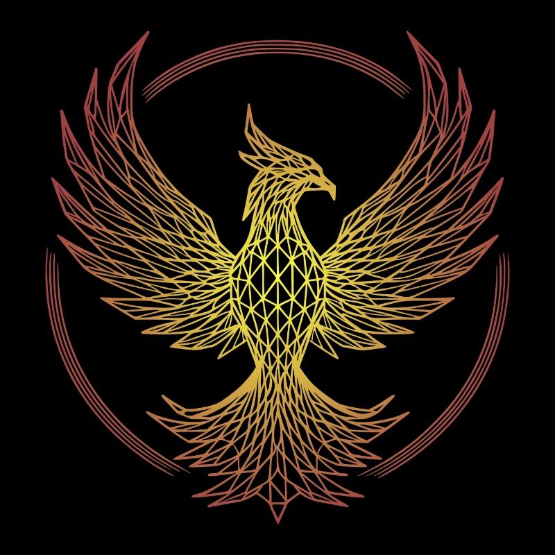 Polygonaler Feuerphönix
