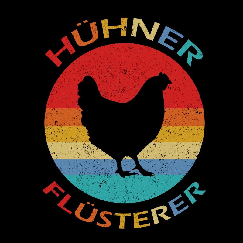 Huehner Fluesterer Lustiges Landwirt Bauer Huhn