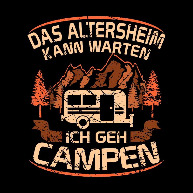 Camping Opa Wohnwagen Womo Geschenk