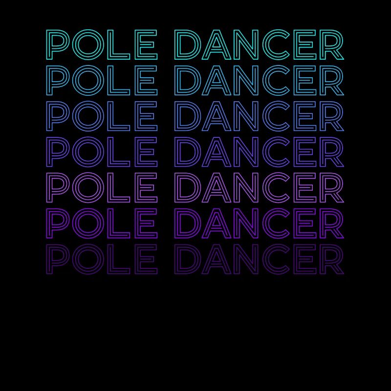 Pole Dancer Pole Dance Retro