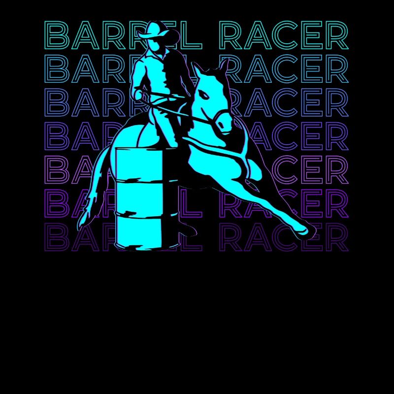 Barrel Racer Barrel Racing Équitation Gesche