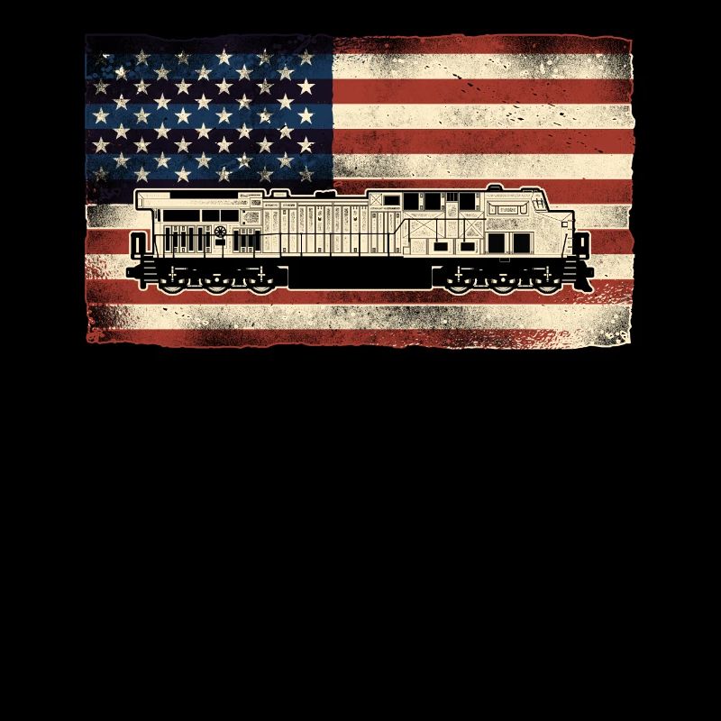 Freight Diesel Train Driver