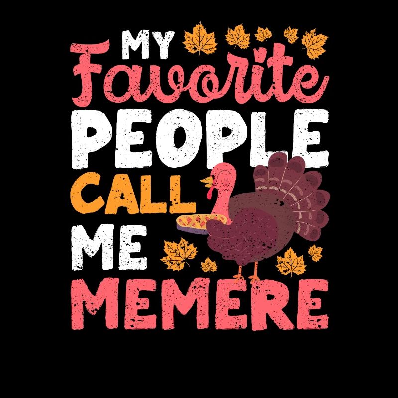 Drôle de dinde de Thanksgiving Mes gens préférés