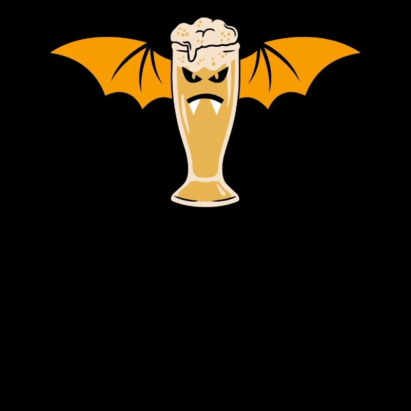 Halloween Vampire Beer Bat Wings Beer Vampire