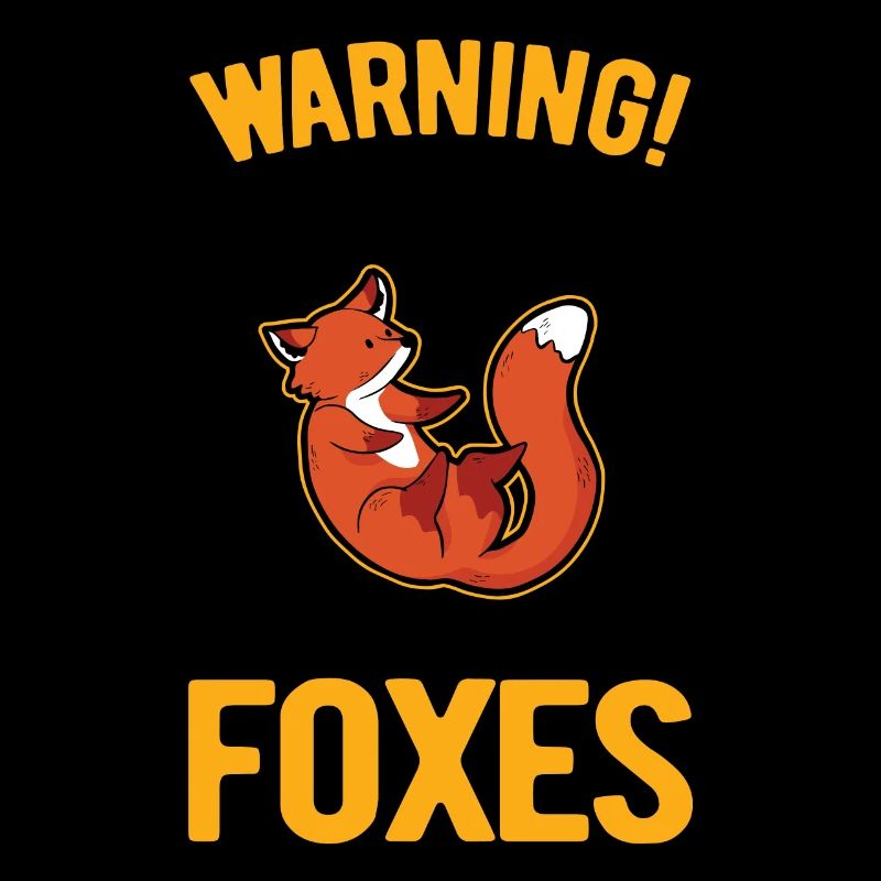 Avertissement Fox Gift Arctic Fox Redfucks