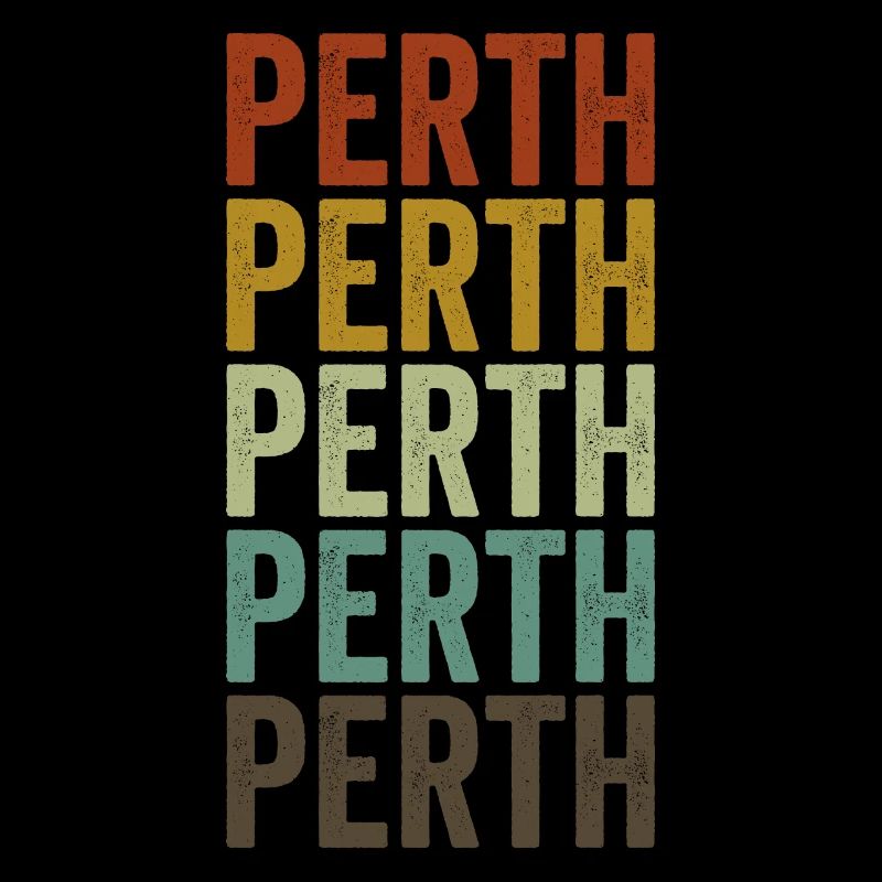 Perth Australien Retro Vintage