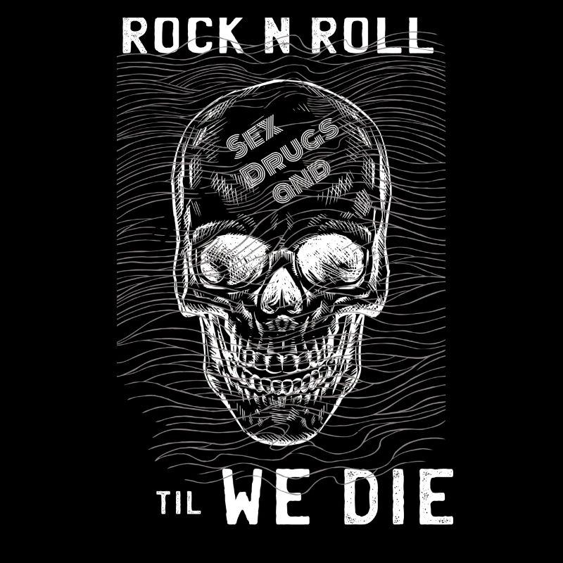 Crâne de Rock N Roll